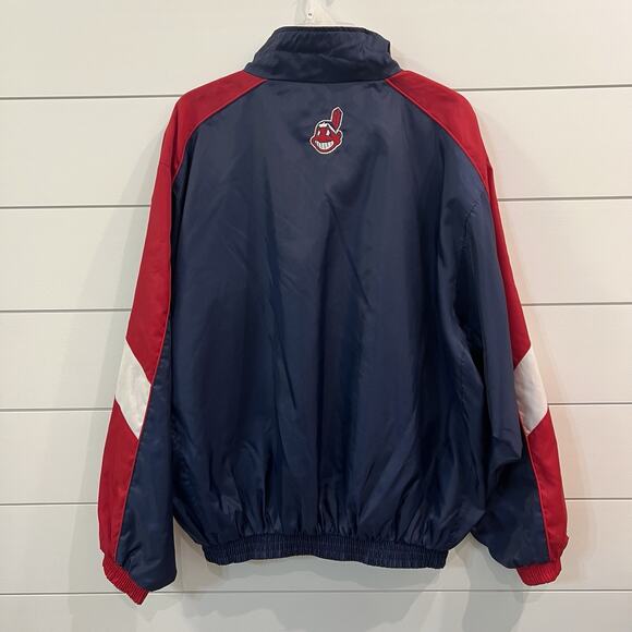 Majestic Authentic- Cleveland Indians Jacket- size Extra Large. Chief Wahoo - Picture 6 of 11